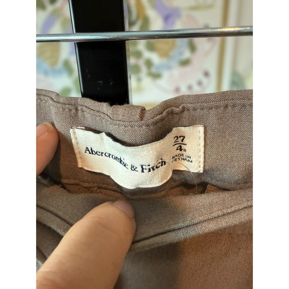 Abercrombie & Fitch Sloane Lightweight Tailored Cargo Pant Beige Womens Sze 27/4 - Picture 12 of 13